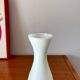 white opaline vase design from the 50s