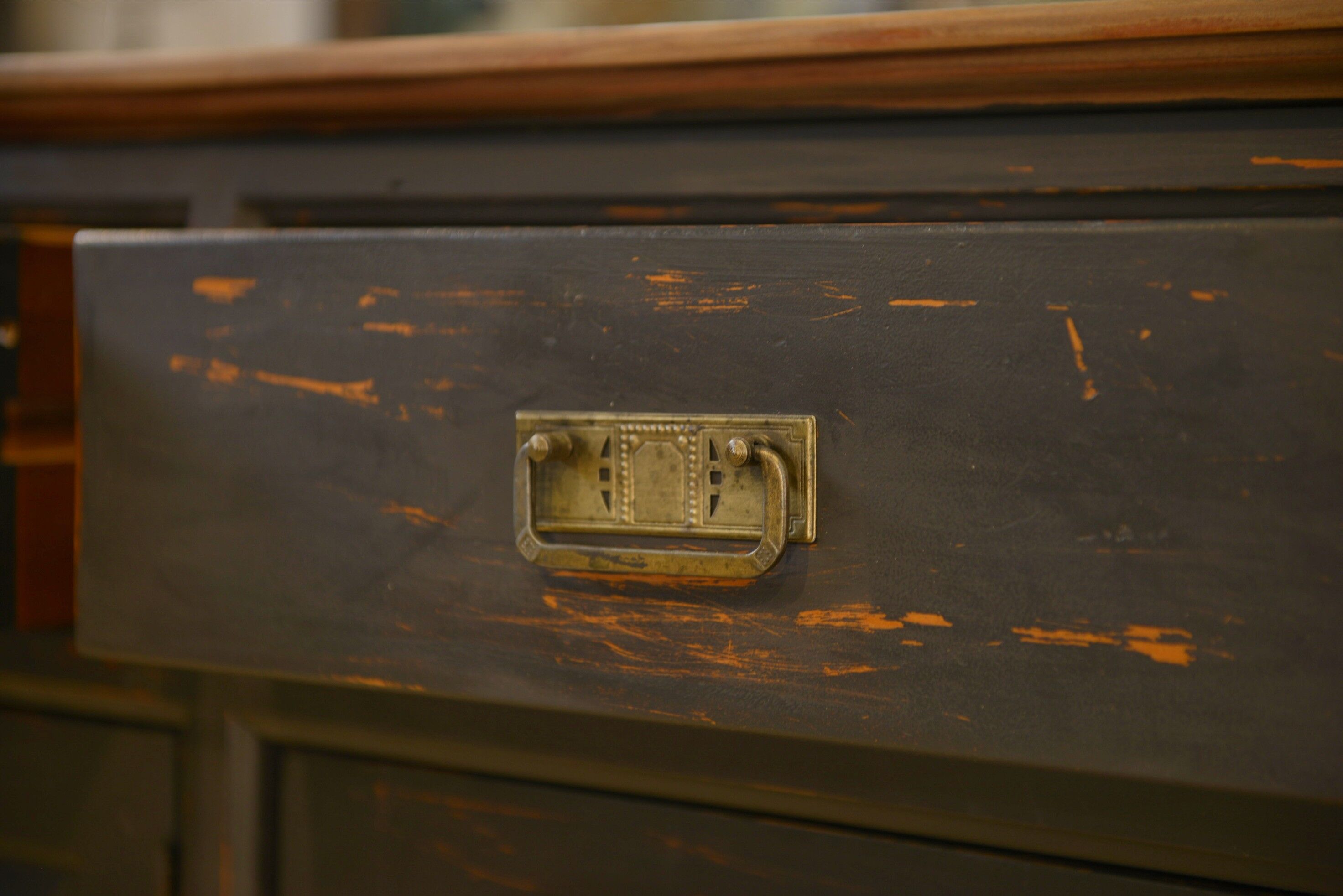 Slate-coloured sideboard 1960s