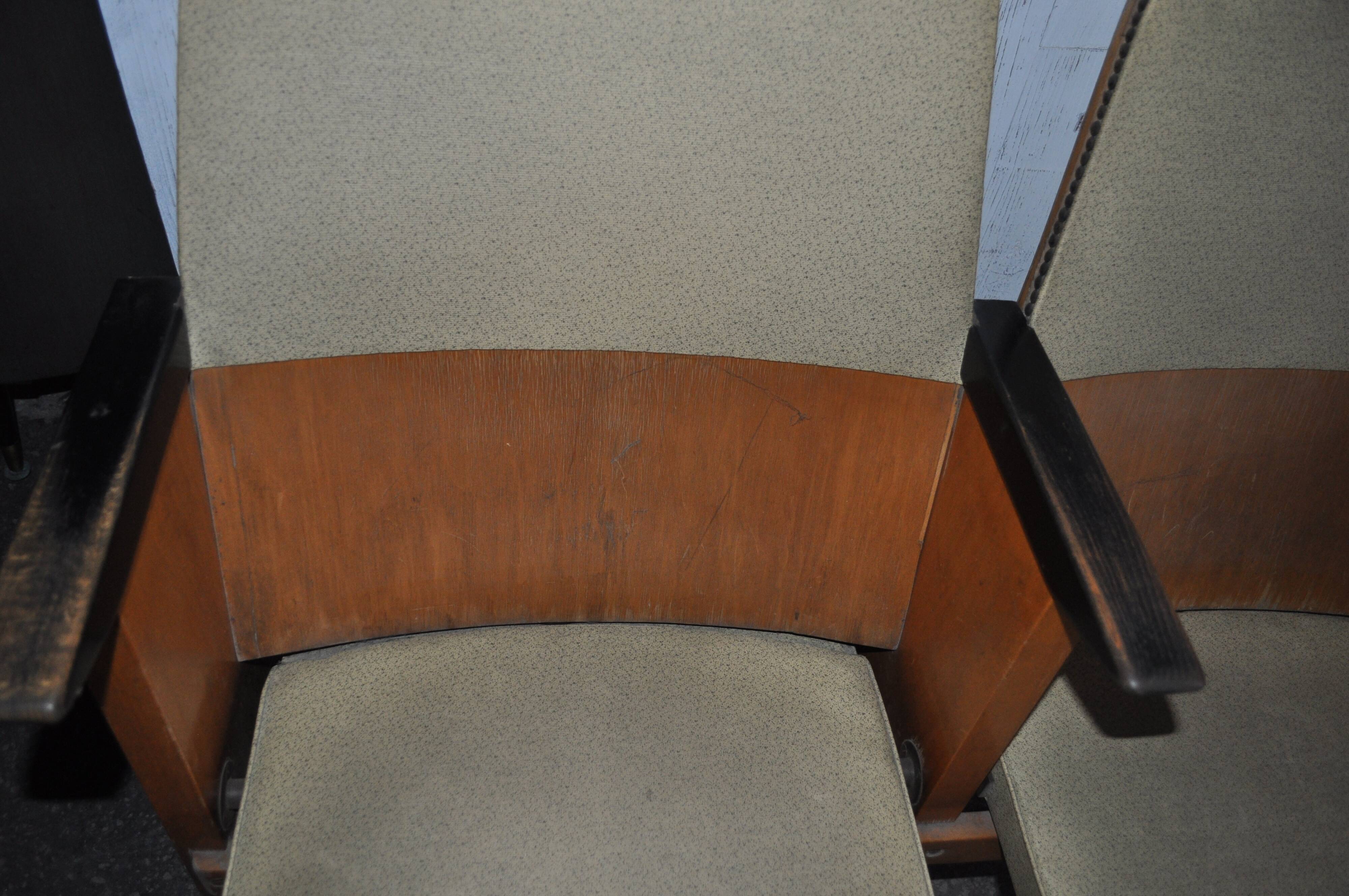 Mid century hungarian cinema seat, circa 1950s