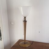 Light oak Mazda lamp, Art Deco