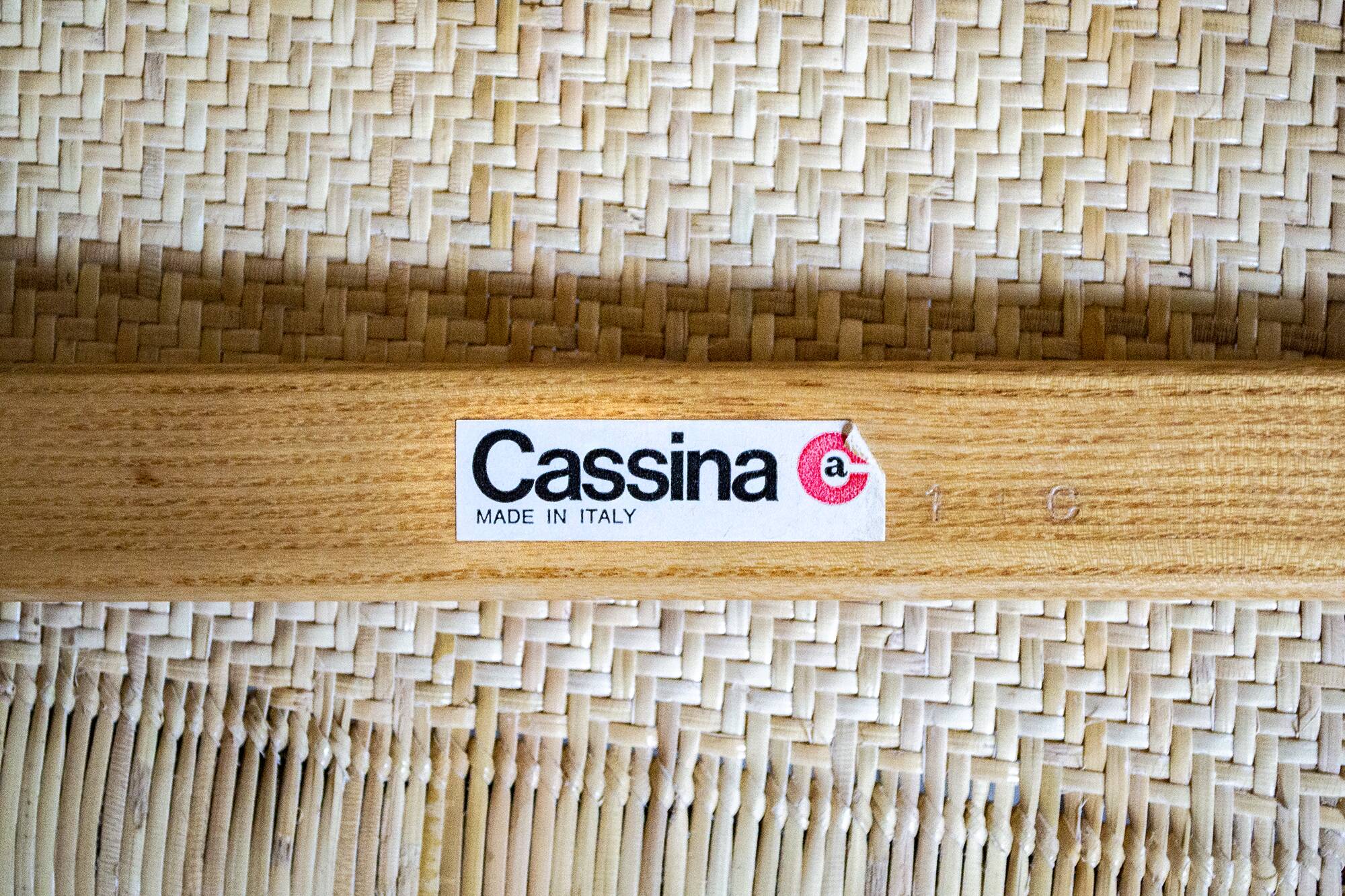 Sedie Superleggera di Gio Ponti per Cassina, Italia anni '70