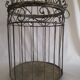 Aged metal cage