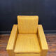 Pair of vintage mustard yellow armchairs – 1970s design