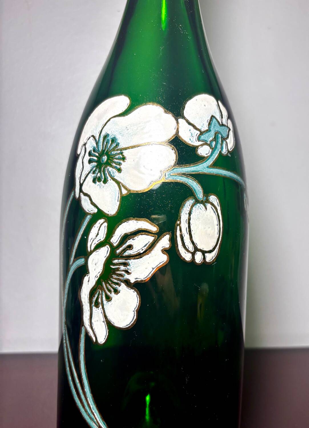 Collectible bottle of Émile Gallé champagne