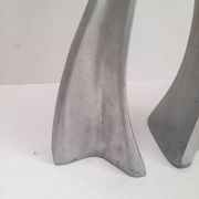 Pair of Swan candlesticks by Matthew Hilton for SCP England