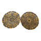 Pair of Antique SAFI Moroccan Glazed Terracotta Dishes from the 50s
