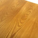 Scandinavian elm desk, by Swedish Modern, Sweden, 1940