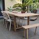 Renovated farmhouse table with extensions