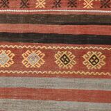 5x12 Long Wide Turkish Vintage Kilim Rug 162x377Cm SK 32815