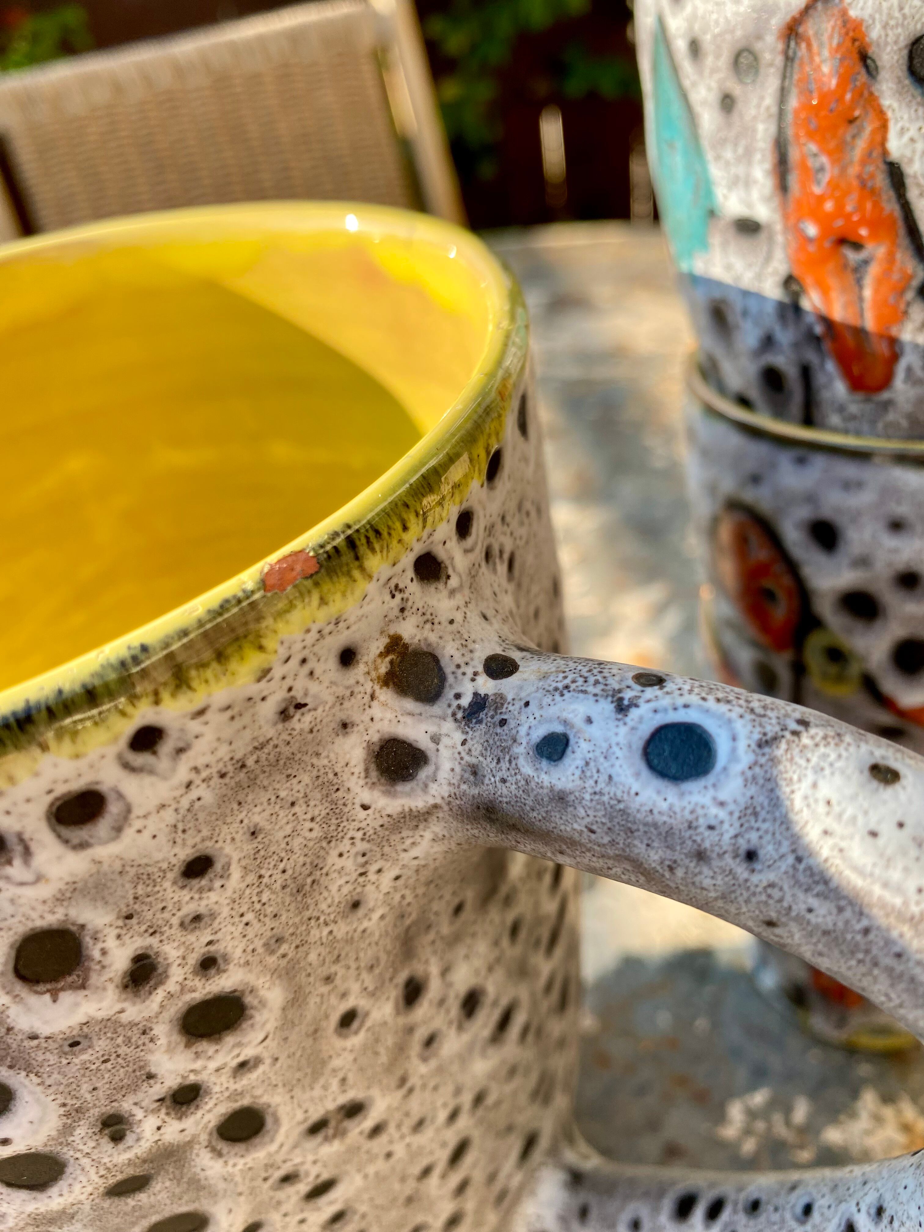 Pichet et verres Vallauris