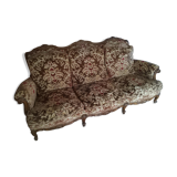 Classic-style velvet sofa