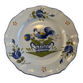 Assiette decorative luneville