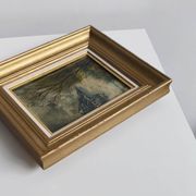 Tableau huile sur toile paysage signé