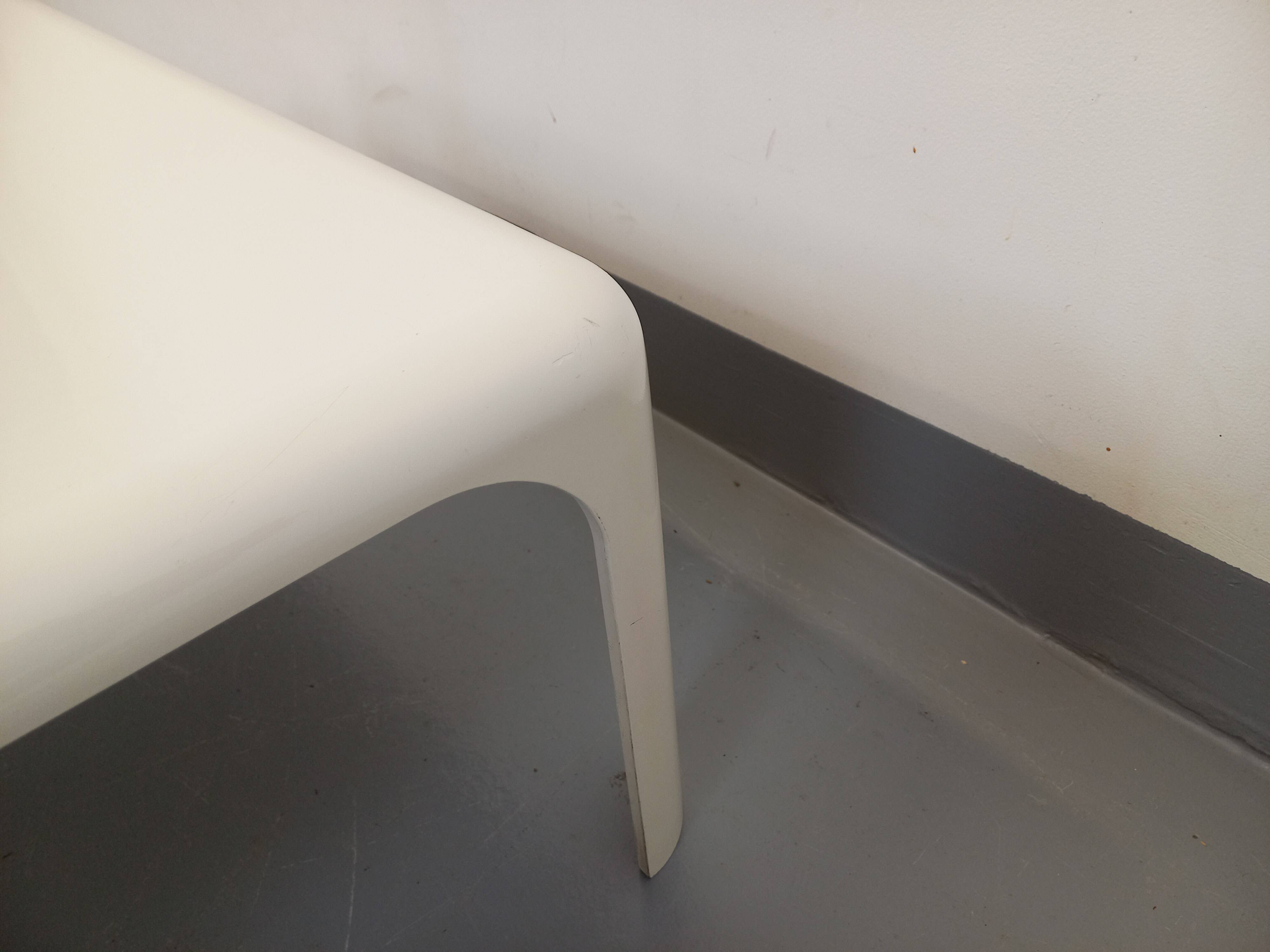 Vintage Italian Demetrio 70s Square Coffee Table by Vico Magistretti