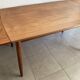 Vintage Danish dining table from the 60s extendable teak