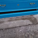 Commode bleu canard