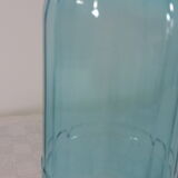 Bouteille en verre turquoise