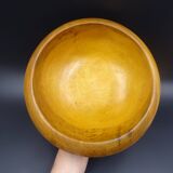 Wooden dish signed E - Circa 1960-1970