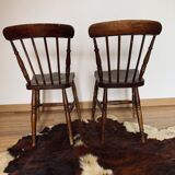 Pair of bistro chairs