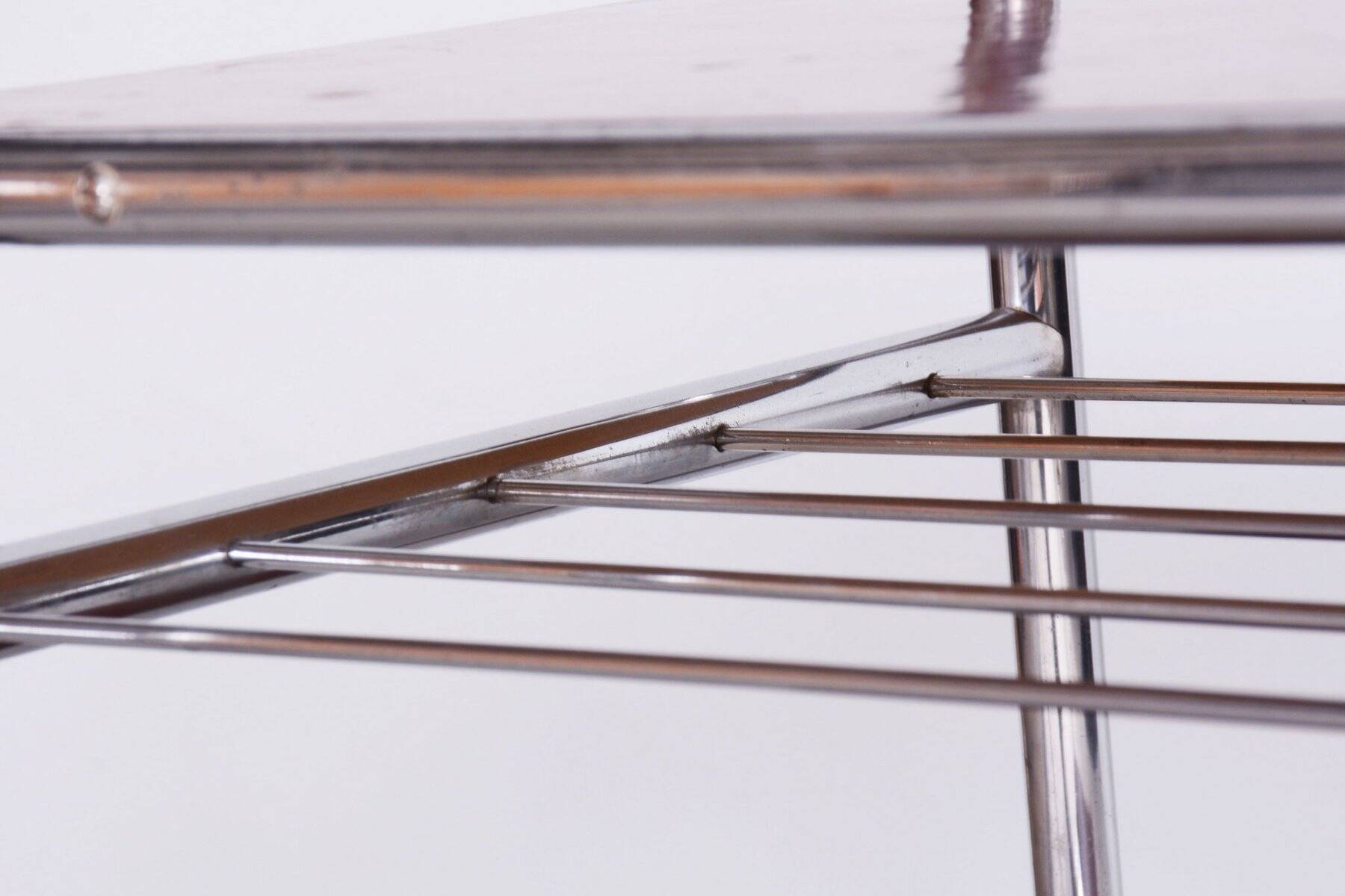 Bauhaus Side Table in Chrome-Plated Steel, 1930s