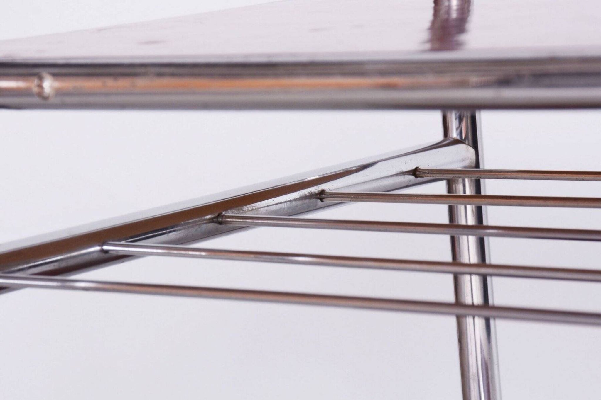 Bauhaus Side Table in Chrome-Plated Steel, 1930s
