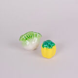 Fennel and pepper salt shakers