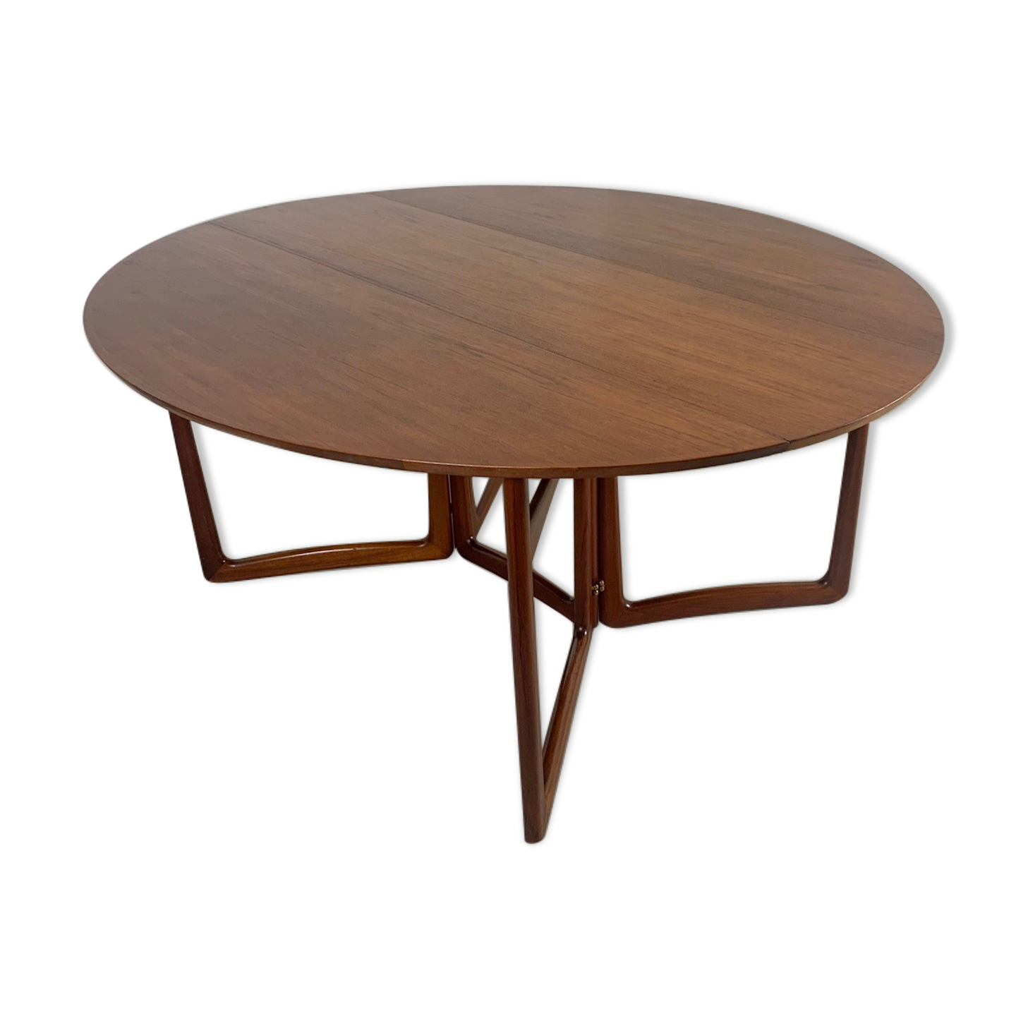 Drop leaf dining table model 20/59 by Peter Hvidt & Orla Mølgaard Nielsen, Denmark, 1950s