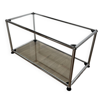 Table basse / Etagère USM Haller en verre