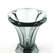 Vase, Art Deco, crystal, Moser, Czechoslovakia, 1930s