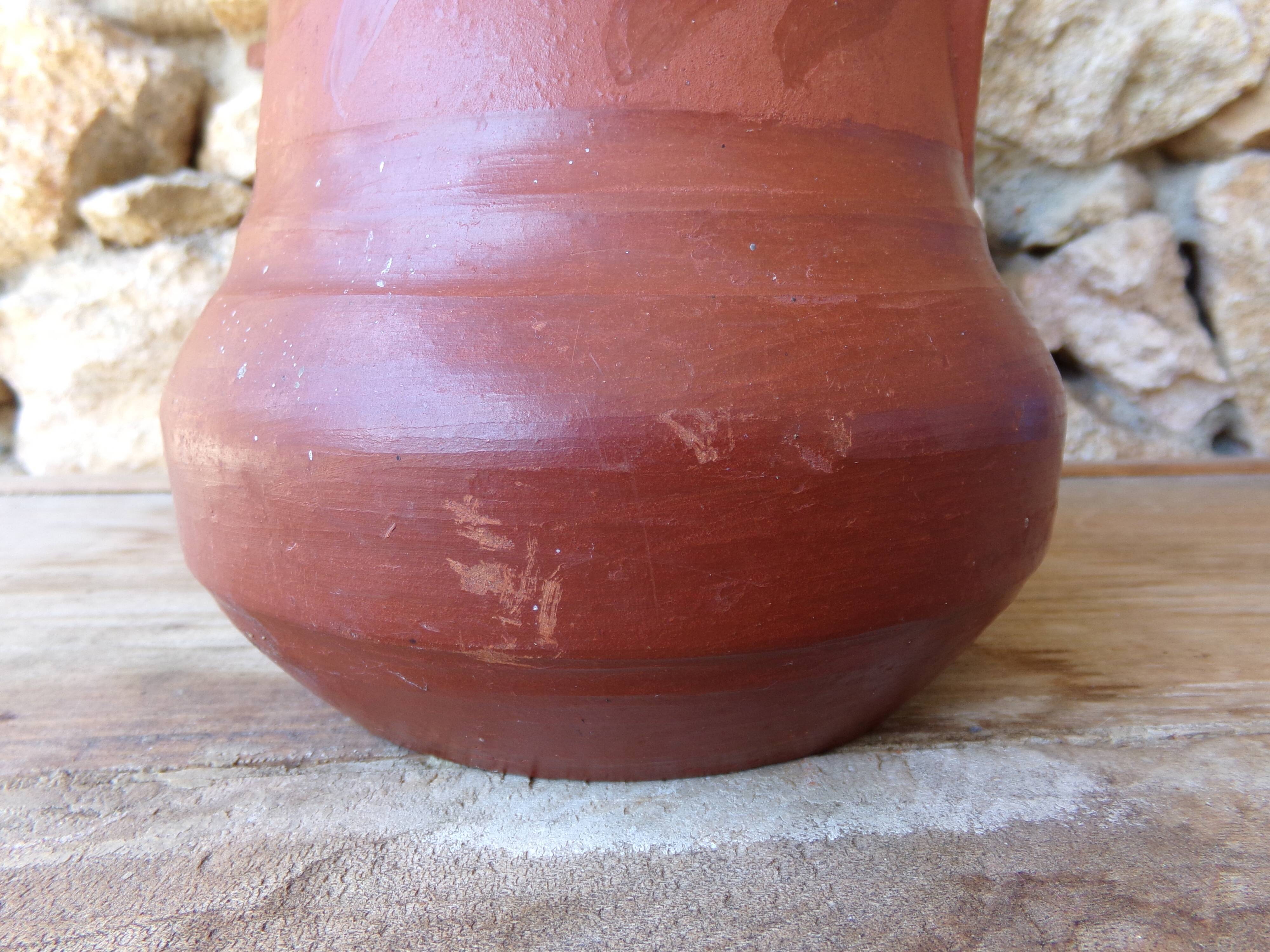 Terracotta terracotta pitcher