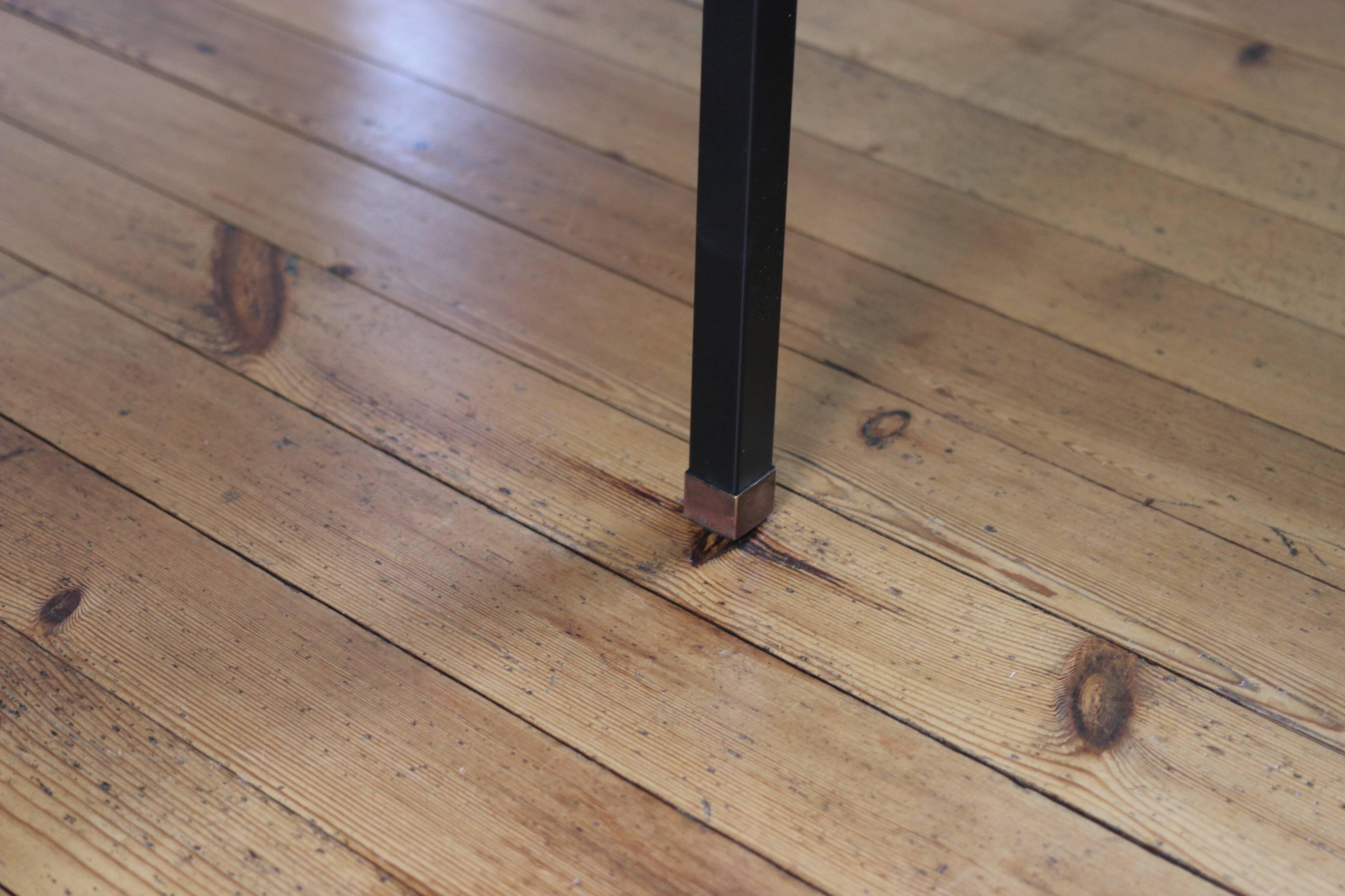 Vintage modernist teak table Paul Geoffroy Roche Bobois 1960s