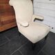 Napoleon III crapaud armchair with a reclined backrest