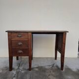 Bureau en chêne massif époque 1900