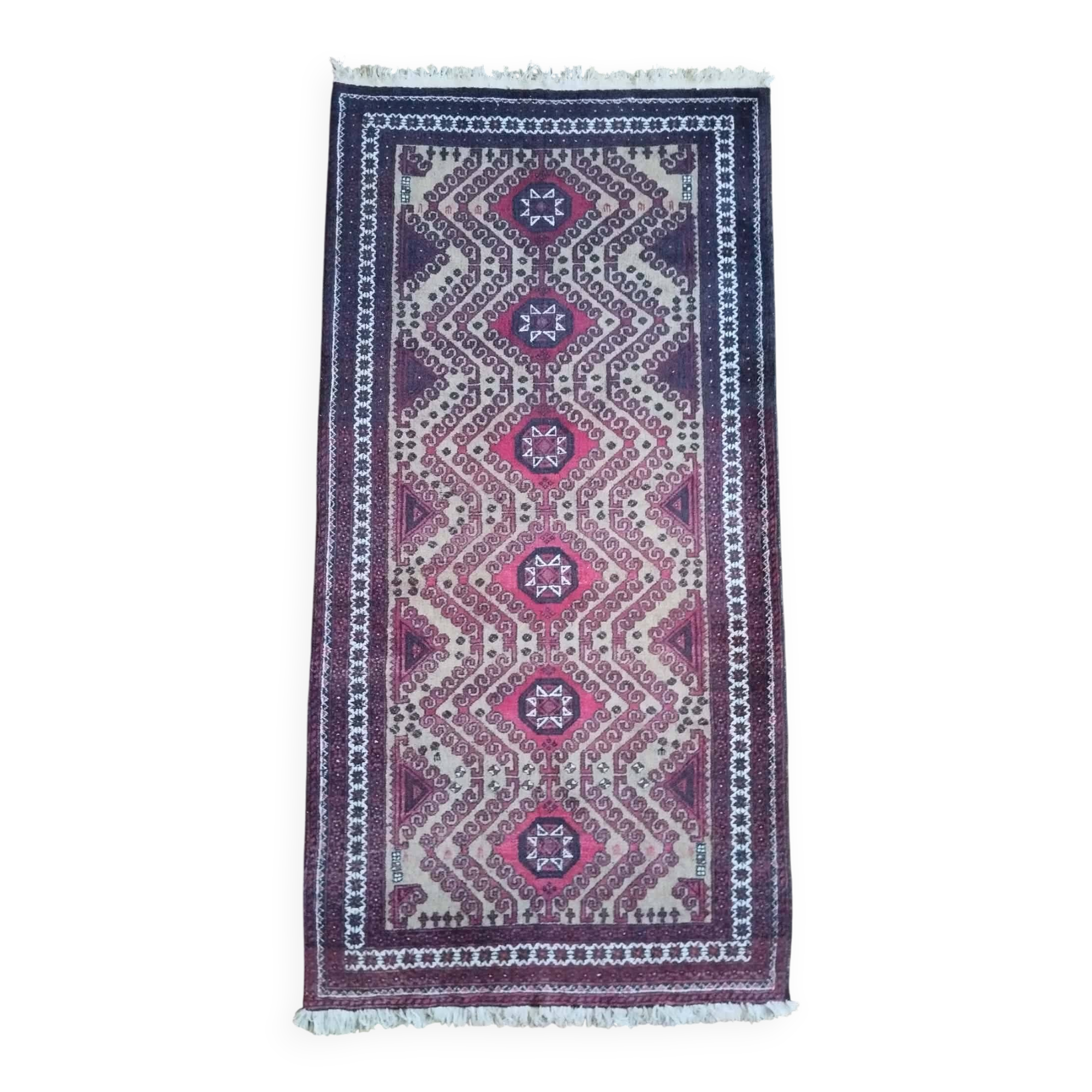 Handmade Belouch Persian rug 230x115cm