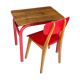 Ensemble bureau et chaise d’écolier