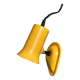 LITA wall lamp, adjustable, vintage 1960s, yellow lacquered metal spotlight