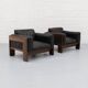 Fauteuil Bastiano Tobia Scarpa années 1970