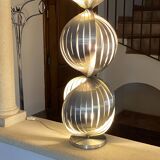 Large Henri Mathieu kinetic lamp. 1970.