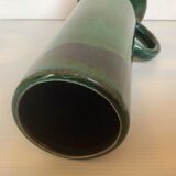 Green ceramic vase style W Germany