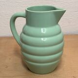 Green earthenware pitcher