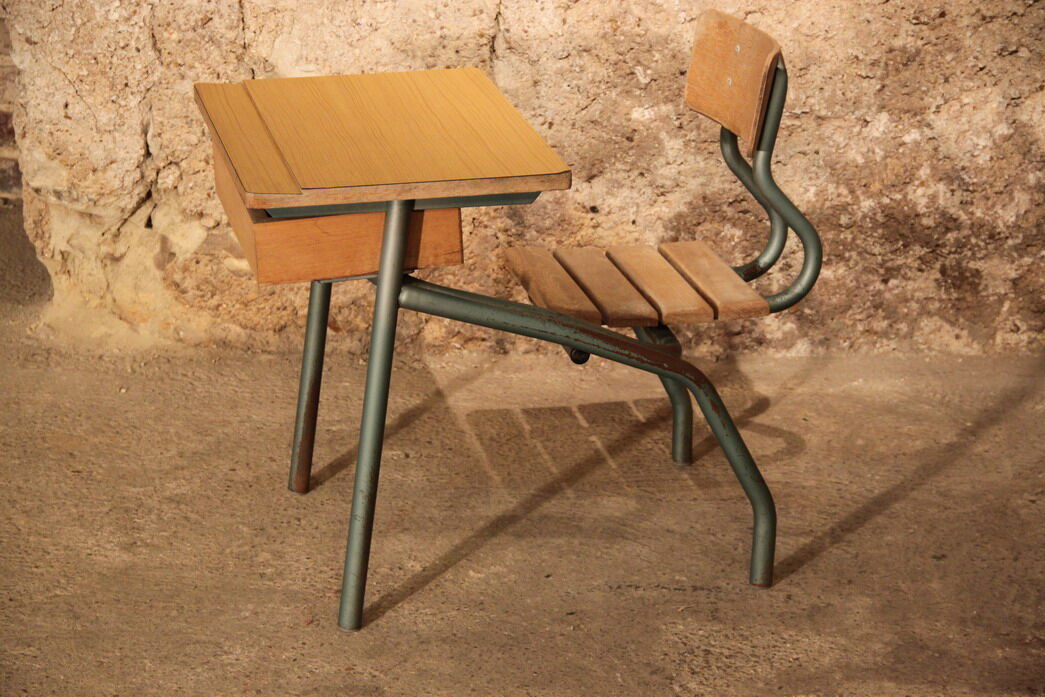 Vintage school desk