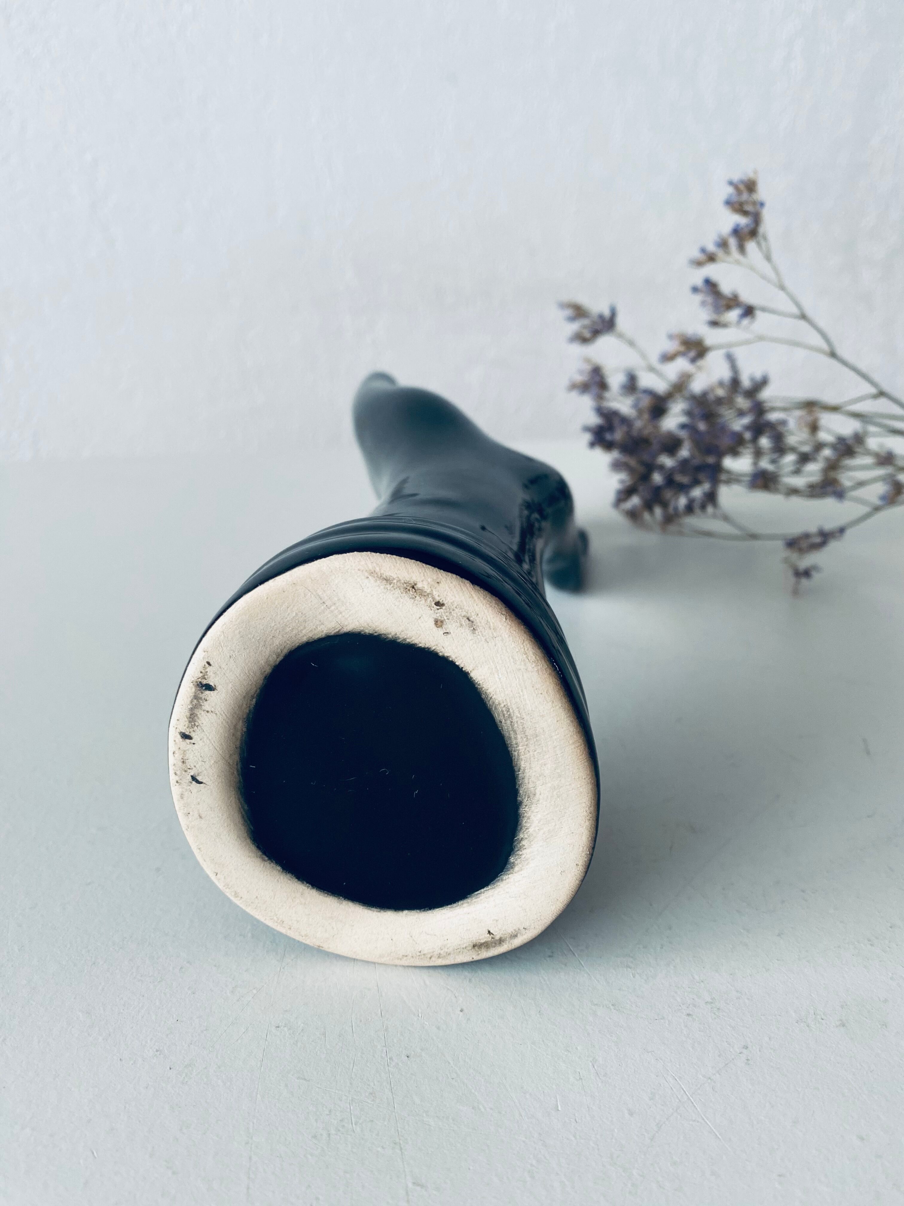 Ceramic vase and jewelry holder