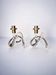 Pair of pretzel candlesticks by Dorothy Thorpe, Lucite and gilt brass, 1970s