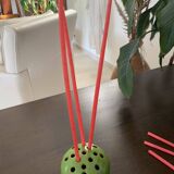 Flower pick candle holder