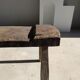 Bench in old teak