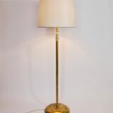 Bakalowits floor lamp from Vienna in solid brass with a glass handle, Austria, 1950s.