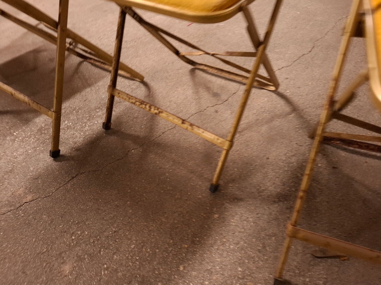 6 vintage opera folding chairs