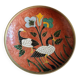 Assiette cloisonnée en laiton émaillé - India
