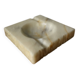 Marble or alabaster ashtray