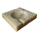 Marble or alabaster ashtray